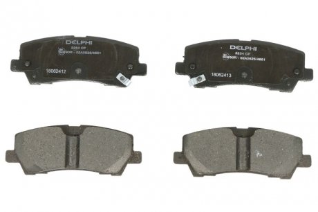 Тормозные колодки, дисковые Delphi LP3254 (фото 1)