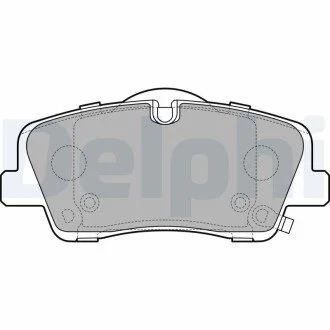 Тормозные колодки, дисковые Delphi LP3295