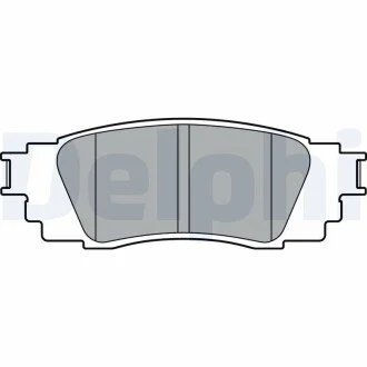 Гальмівні колодки, дискові Delphi LP3379