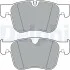 DELPHI CITROEN Передние тормозные колодки Berlingo, C4 Picasso II, C4 SPACETOURER, C5 Aircross OPEL Combo,COMBO LIFE, GRANDLAND XPeugeot 3008 SUV, 5008 II, 508 II, 508 SW II 1.2-2.0D 02.13- LP3384