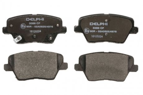 Тормозные колодки, дисковые Delphi LP3386 (фото 1)