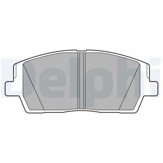Тормозные колодки, дисковые Delphi LP3552