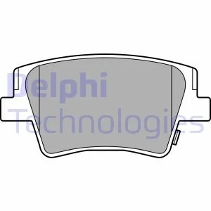 Тормозные колодки, дисковые Delphi LP3553
