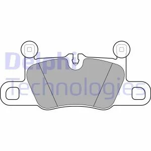 Тормозные колодки, дисковые Delphi LP3614