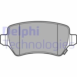 Тормозные колодки, дисковые Delphi LP3615