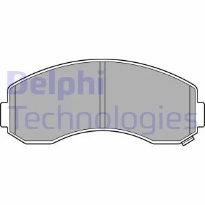 Тормозные колодки, дисковые Delphi LP3616