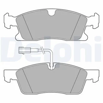 Тормозные колодки, дисковые Delphi LP3634