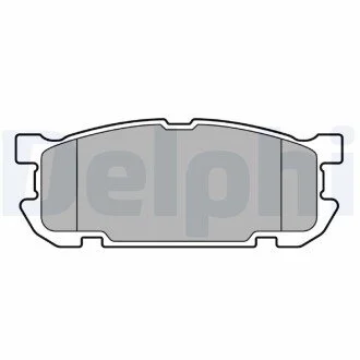 Гальмівні колодки, дискові Delphi LP3690