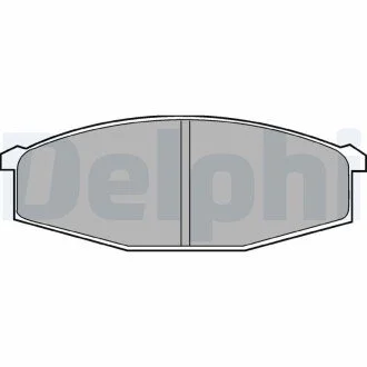 Гальмівні колодки дискові NISSAN Patrol "F "82-97 Delphi LP373 (фото 1)