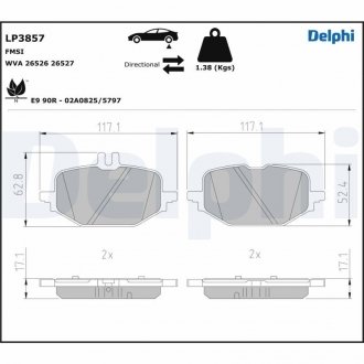 Автозапчастина Delphi LP3857 (фото 1)