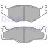 Гальмівні колодки дискові SEAT/VW Cordoba/Ibiza/Golf/Jetta/Passat "F "83-02 Delphi LP420 (фото 1)