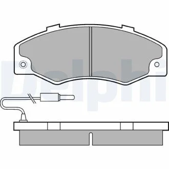 Тормозные колодки Delphi LP489