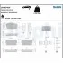 Колодки гальмівні (задні) Tesla Model 3 17-/Model Y 19- LP5034EV
