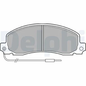 Тормозные колодки Delphi LP504