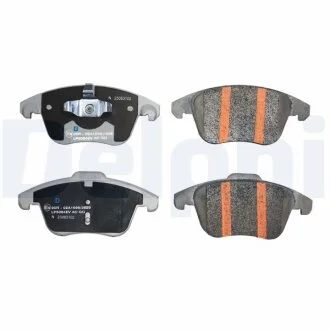 Комплект гальмівних колодок передн ((EN) for electric vehicles), DS DS 3 / DS 3, CITROEN C4 III, PEUGEOT 2008 II, 208 II Electric 05.19- Delphi LP5084EV