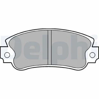 Гальмівні(тормозні) колодки Delphi LP509 (фото 1)