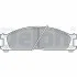 DELPHI NISSAN Тормозные колодки передние Urvan E24,Terrano I,II,Pathfinder,Ford,Subaru LP543