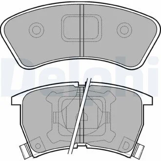 Фото 1 - гальмівні(тормозні) колодки Delphi LP552 Гальмівні(тормозні) колодки Delphi LP552 (фото 1)