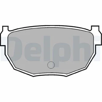 NISSAN Тормозные колодки задние 200SX Delphi LP570