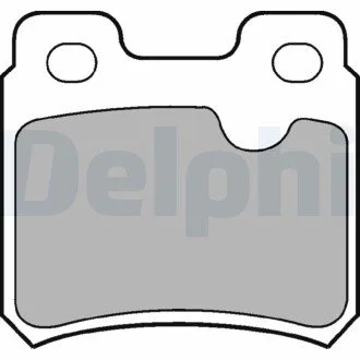 OPEL Тормозн.колодки задн.Astra F,Calibra,Vectra A,B,Saab Delphi LP586