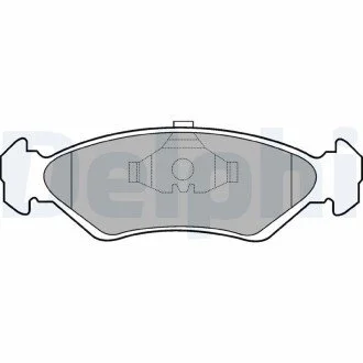 FORD Тормозн.колодки передн.Fiesta 89- Delphi LP591