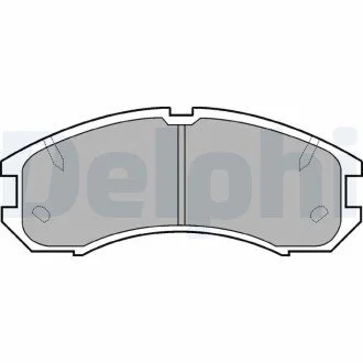 Комплект тормозных колодок, дисковый тормоз Delphi LP595