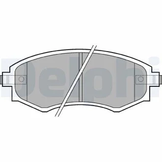 Гальмівні(тормозні) колодки Delphi LP606