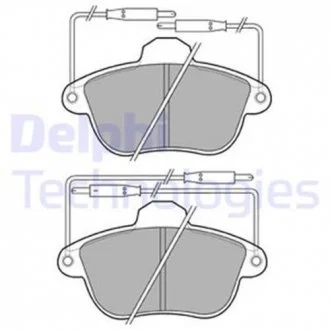Тормозные колодки Delphi LP741
