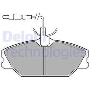 Гальмівні колодки Delphi LP788