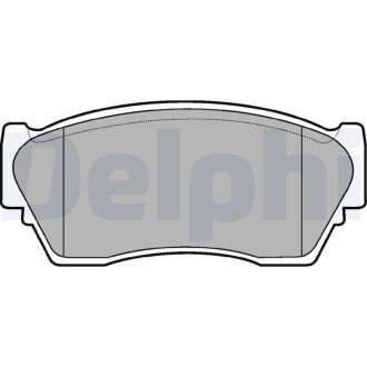 Гальмівні(тормозні) колодки Delphi LP804