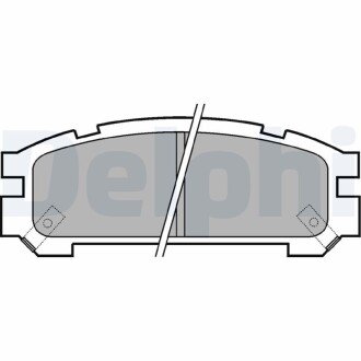 Гальмівні(тормозні) колодки Delphi LP814