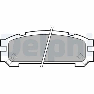 Гальмівні(тормозні) колодки Delphi LP814