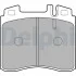 Тормозные колодки дисковые MERCEDES S(W140)/SL(R107) "F\'\'85-99 LP842