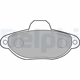 Гальмівні(тормозні) колодки Delphi LP851