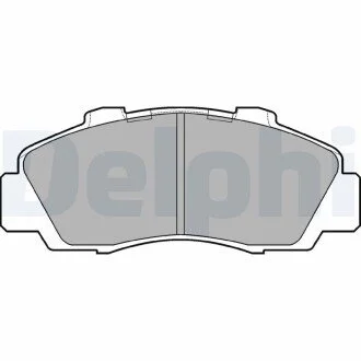 Гальмівні колодки, дискове гальмо (набір) Delphi LP872