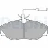 Тормозные колодки дисковые CITROEN/PEUGEOT/FIAT Jumper/Relay/Boxer/Ducato &quot;F &quot;94-06 Delphi LP877 (фото 1)