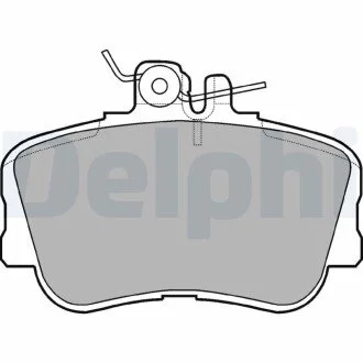 DB Тормозные колодки перед.W202 93- Delphi LP881