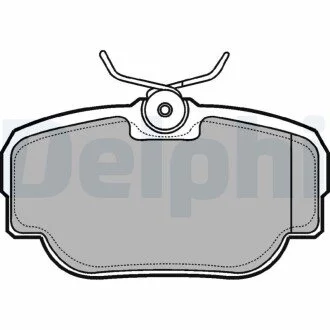 Тормозные колодки Delphi LP914