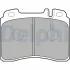 Тормозные колодки дисковые MERCEDES E(W124)/SL(R129) &quot;F &quot;89-99 Delphi LP929 (фото 1)