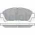 Гальмівні колодки, дискове гальмо (набір) Delphi LP940 (фото 1)