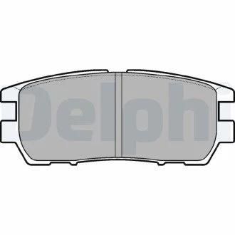 Гальмівні колодки дискові MITSUBISHI L400/Space Gear/Pajero/Sigma "R Delphi LP954