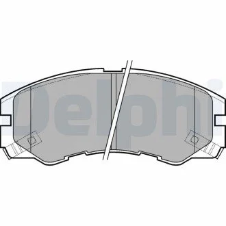 Гальмiвнi колодки дисковi Delphi LP964