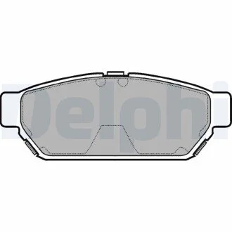 Гальмівні(тормозні) колодки Delphi LP968