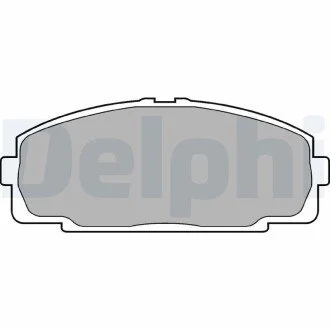 Гальмівні колодки, дискові Delphi LP989