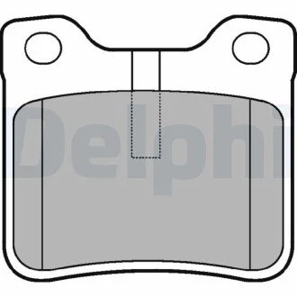Гальмiвнi колодки дисковi Delphi LP991