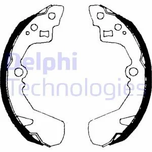 Тормозные колодки, барабанные Delphi LS1685