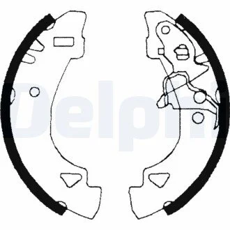Барабанні(тормозні) колодки Delphi LS1860