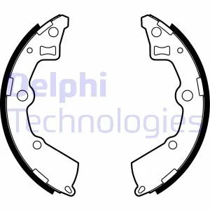 Тормозные колодки, барабанные Delphi LS2005 (фото 1)