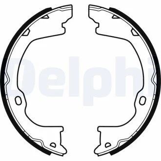 Тормозные колодки, барабанные Delphi LS2055