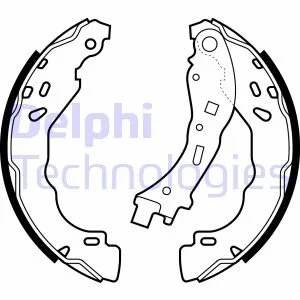 Гальмiвнi колодки барабаннi Delphi LS2065